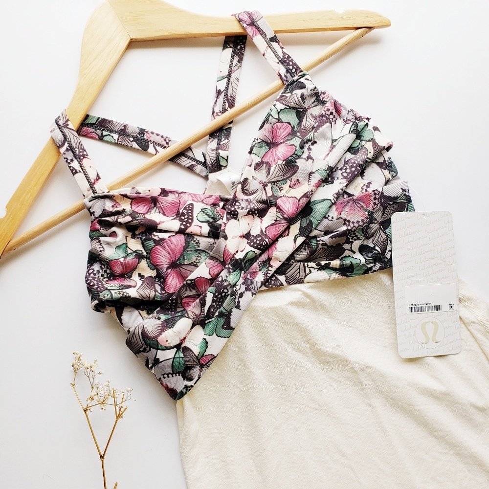 Lululemon Wrap It Up Tank Butterfly
